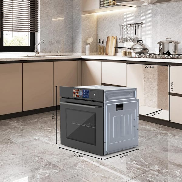 Garvee 24 in. Built-in Smart Single Electric Wall Oven with