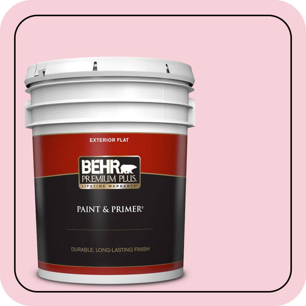 5 gal. #120C-1 April Blush Flat Exterior Paint & Primer price history on PriceWatchPro