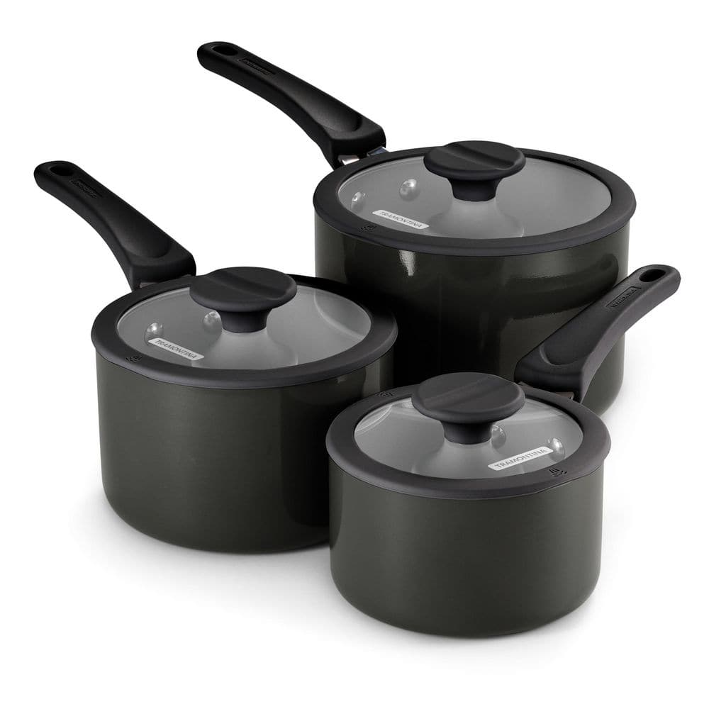 Tramontina 6-Piece Nesting Ceramic Nonstick Aluminum Cookware Set