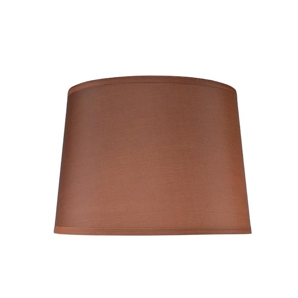 Aspen Creative Corporation 14 in. x 10 in. Dark Brown Hardback Empire Lamp Shade