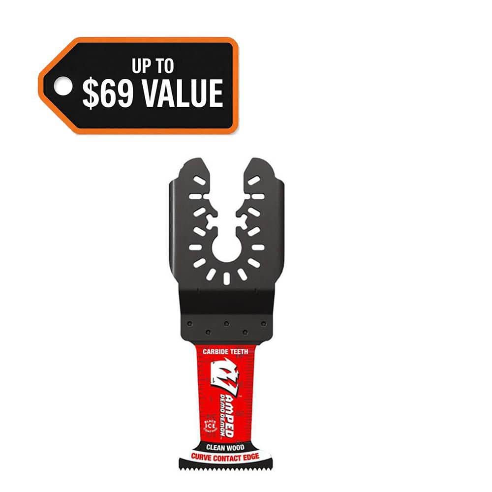 1-1/4 in. AMPED Demo Demon Universal Fit Carbide Oscillating Tool Blades for Clean Wood (3-Pack) price history on PriceWatchPro