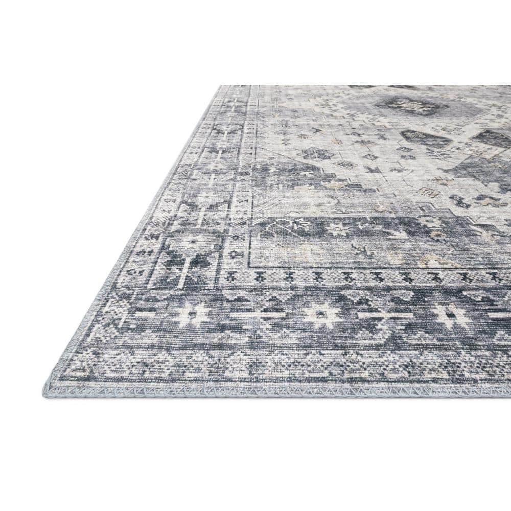 Skye 9' x 12' Gray and Silver Oriental Rug