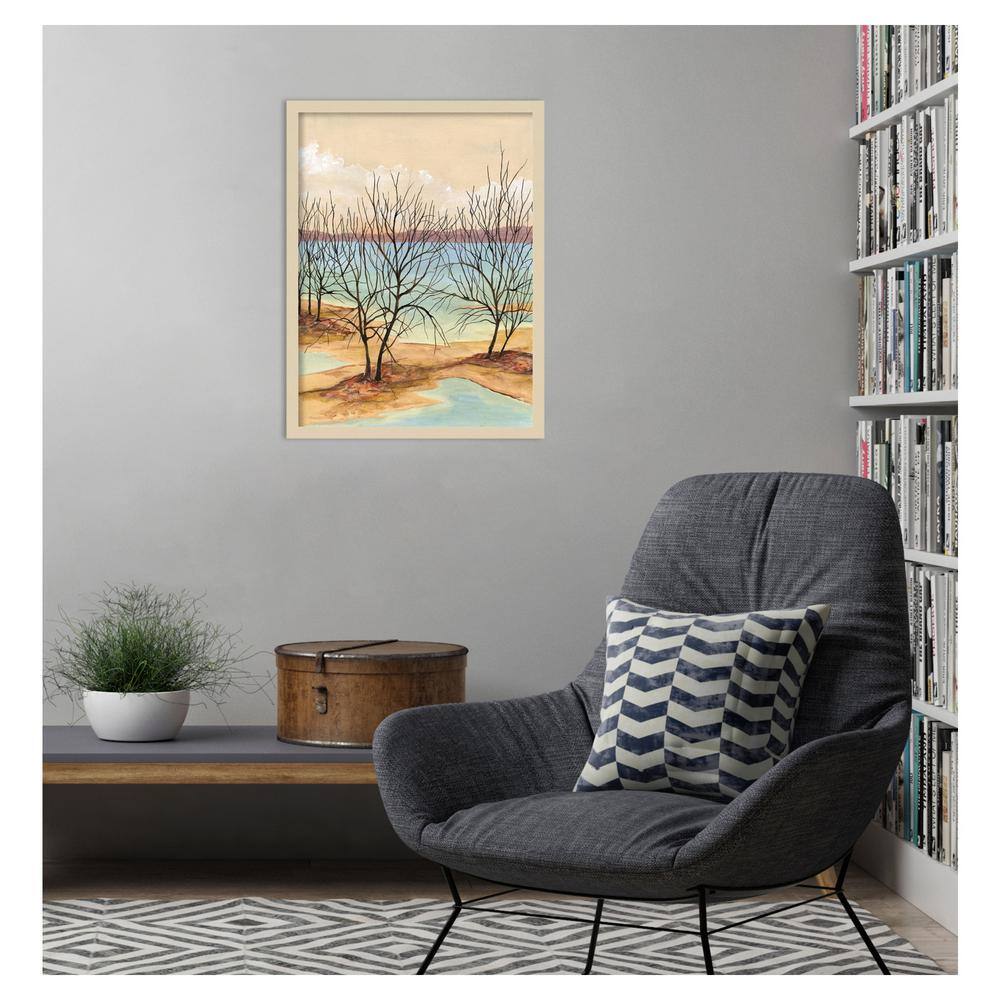 Quiet Cove II Svelte Natural Framed Scenic Landscape Print