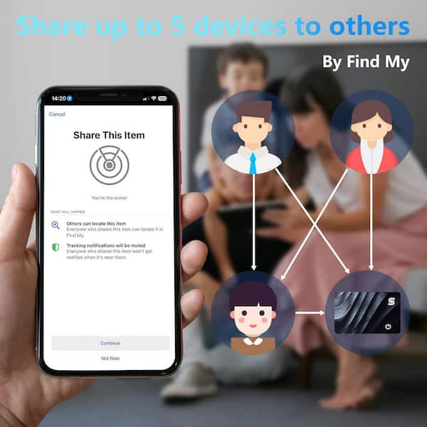 Key Finder With Extra 4 Long Chains Simjar Wireless Remote - View #3