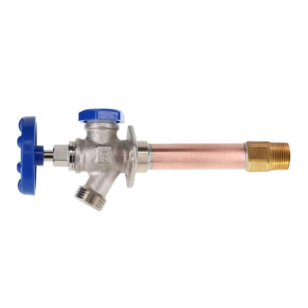 Arrowhead Brass 1/2 FIP in. x 3/4 in. MHT x 12 in. icebreaker Lead Free Freeze-Proof Wall Hydrant Sillcock Valve