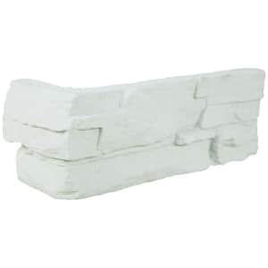 Terrado Veneto Snow Manufactured Stacked Stone Corner (4 sq. ft./Case)