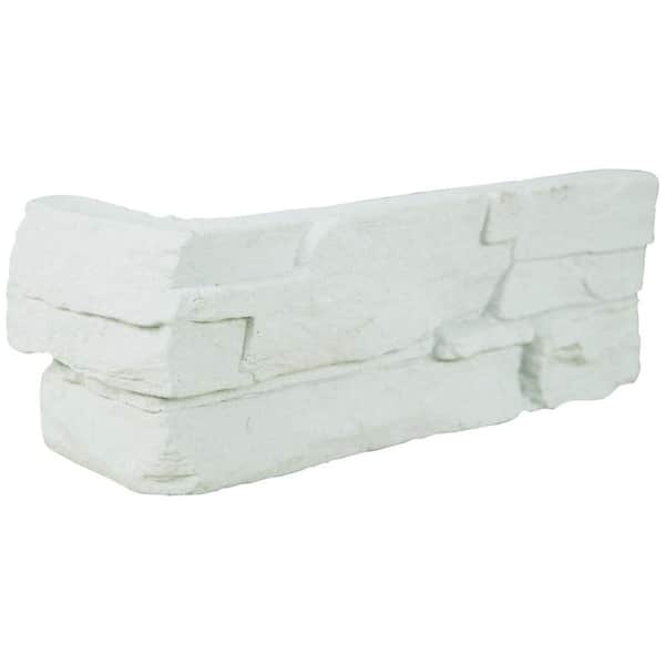 MSI Terrado Veneto Snow Ledger Corner 9 in. x 19.5 in. Textured Cement Concrete Look Wall Tile (4 sq. ft./Case)