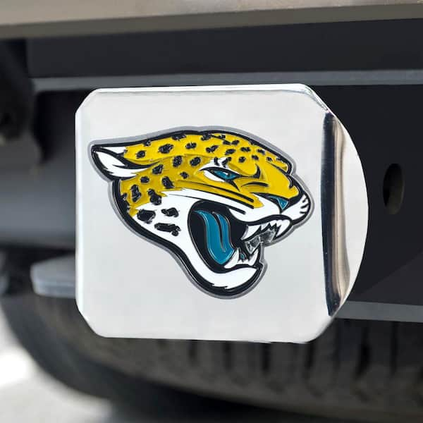 FANMATS NFL - Jacksonville Jaguars 3D Color Emblem on Type III Black Metal  Hitch Cover 22571 - The Home Depot