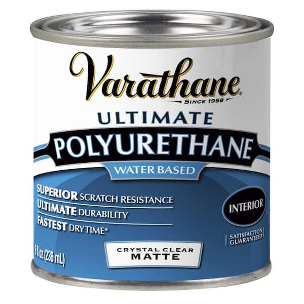 Varathane 8 oz. Clear Matte Water-Based Interior Polyurethane (4-Pack)