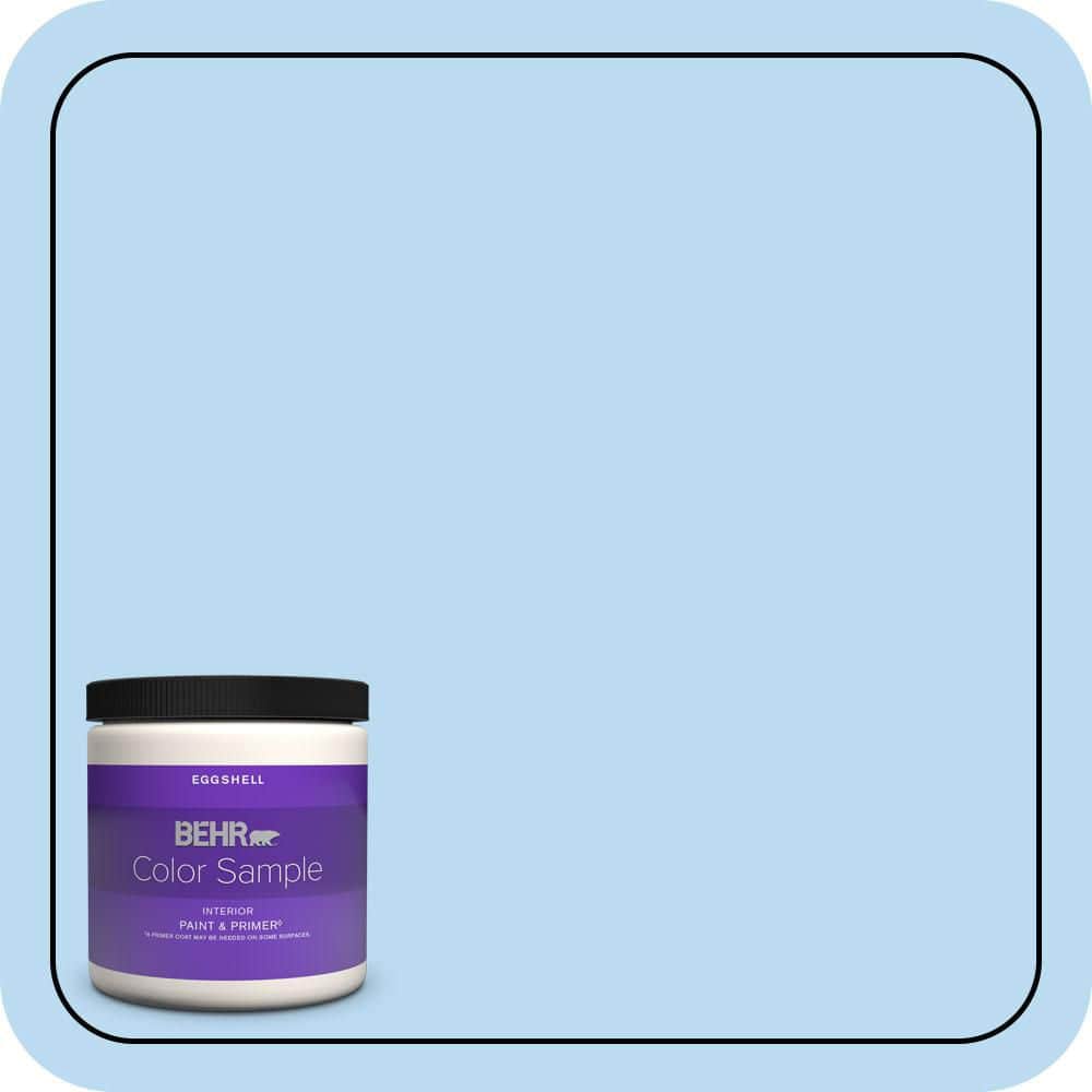 8 oz. #P510-1 Greek Isles Eggshell Enamel Interior Paint & Primer Color Sample price history on PriceWatchPro