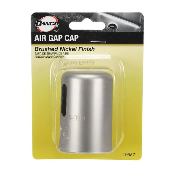 DANCO 1.75 in. O.D. Kitchen Air Gap Cap in Brushed Nickel 10567