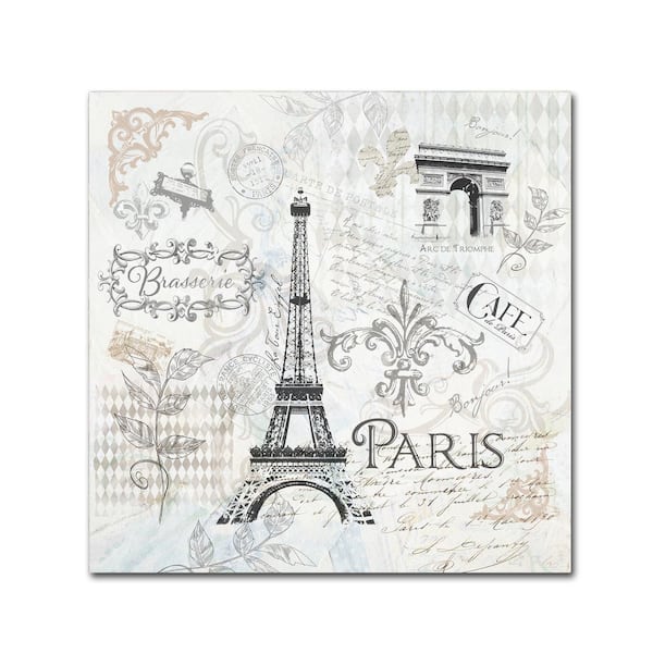 Trademark Fine Art Fiona Stokes-Gilbert Paris Canvas Unframed Photography Wall Art 18 in. x 18 in