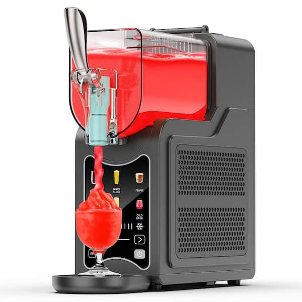 88 oz. Black Large Capacity Self-Cleaning Drink Smoothie Snow Cone Machines with 5 Smart Modes, No Ice Required