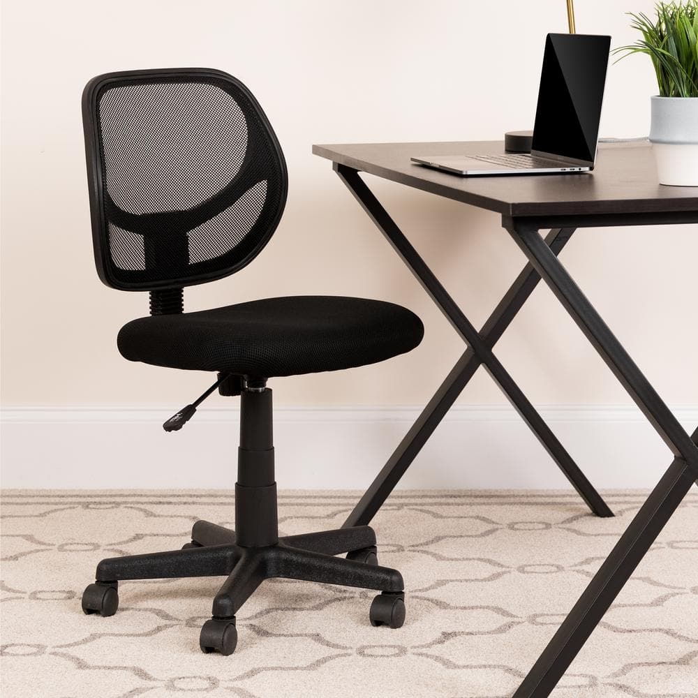 Mesh Swivel Task Chair in Black