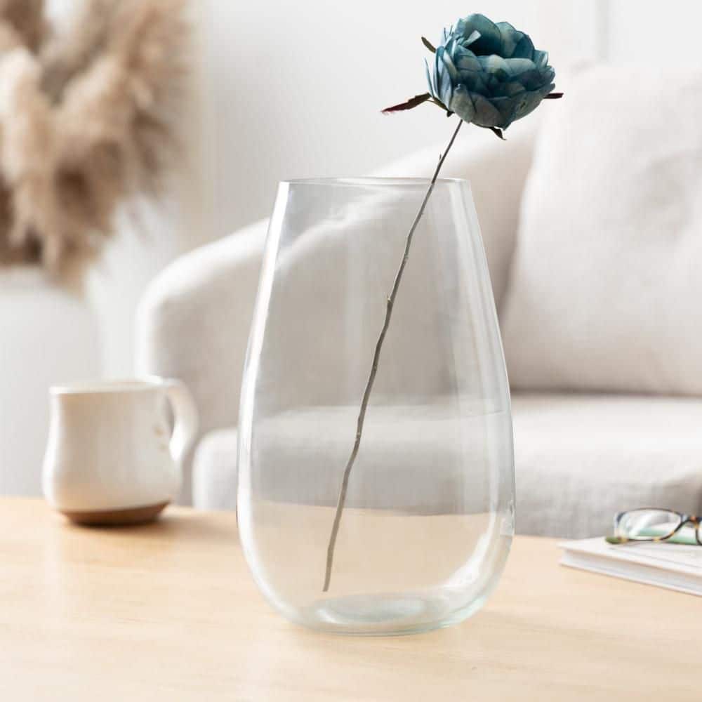 Clear Wide Glass Decorative Vase price history on PriceWatchPro