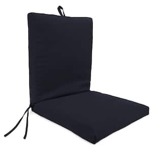 44 in. L x 21 in. W x 3.5 in. T Outdoor Chair Cushion in Navy