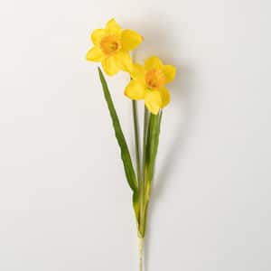 21.5 in. Golden Yellow Artificial Daffodil Delight
