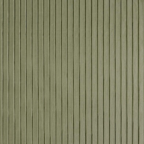 Sun Zero Cascade Pleated Velvet Sage Green Polyester 40 in