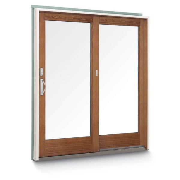 Hand Sliding Patio Door Oak, Andersen Sliding Glass Doors 400 Series