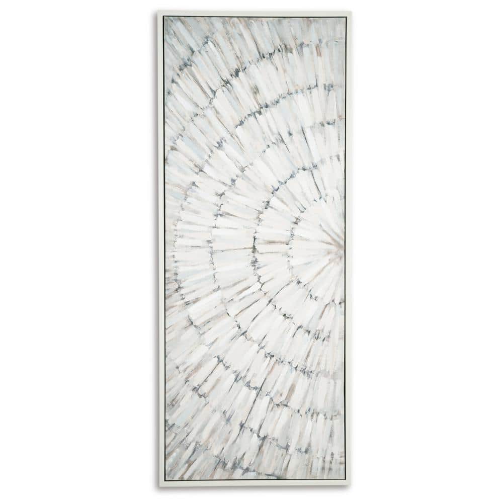 Daxonport Gray and Taupe Abstract Canvas Wall Art