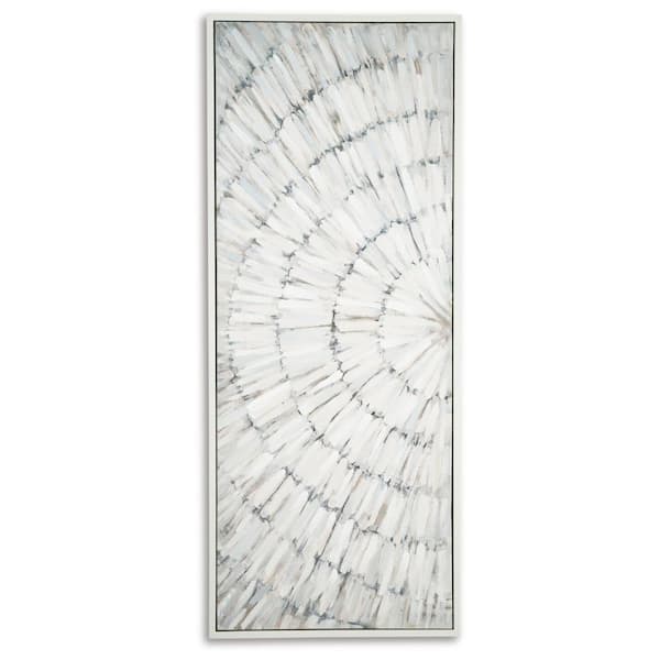 Signature DESIGN BY ASHLEY Daxonport Framed Abstract Wall Art 60 in. x 24 in.