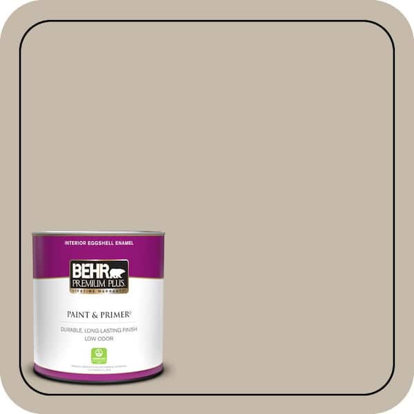 BEHR PREMIUM PLUS 1 qt. #730C-3 Castle Path Eggshell Enamel Low Odor Interior Paint & Primer