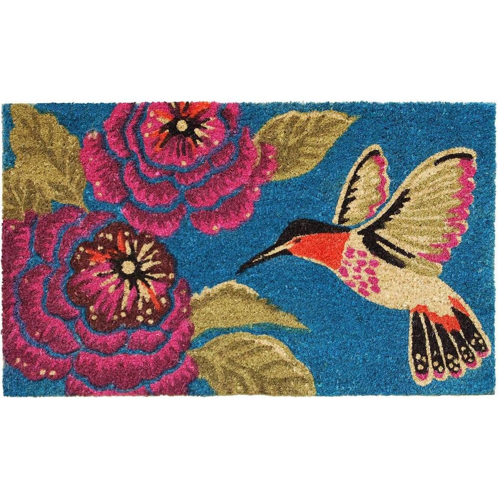 Multi-Colored 29 in. x 17 in. Coir Outdoor Door Mat price history on PriceWatchPro