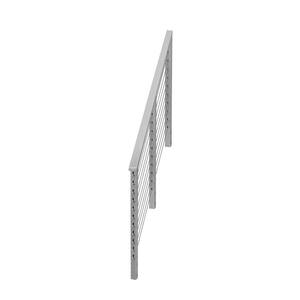 8 ft. Stair Cable Railing, 42 in. Face Mount, Grey