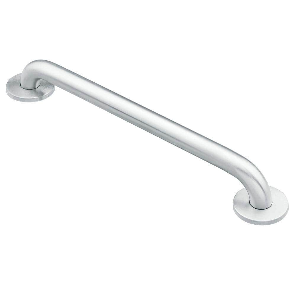 MOEN 18 in. x 1.25 in. Concealed Grab Bar in Stainless 8718 The Home