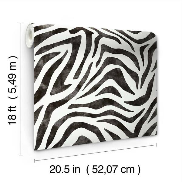 Prismatische Aufkleber-Rolle – Zebra-Motiv, 50 Wiederholungen, Ideal Für Scrapbooking & Dekoration