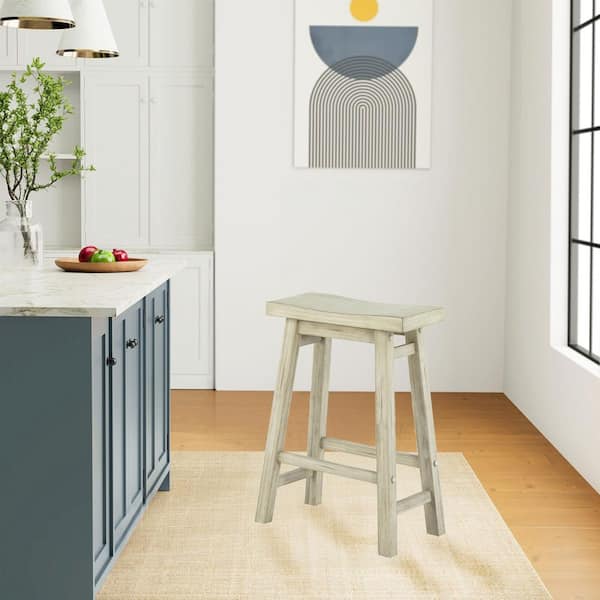 Sonoma Backless Saddle Counter Stool-Sawgrass Finish