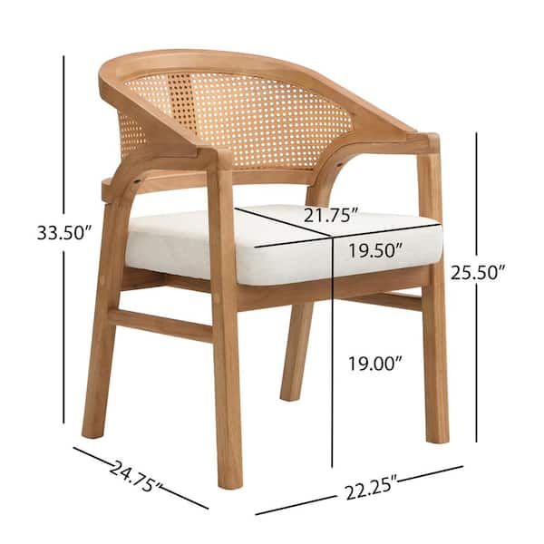 CHRISTOPHER KNIGHT HOME Lucas Natural Oak and Beige Polyester