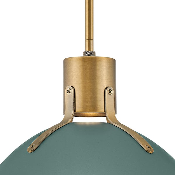 HINKLEY - Argo 1-Light Sage Green Pendant Light