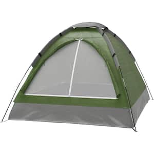 7 ft. x 6 ft. Screening Room, 2-People Orange Camping Tent