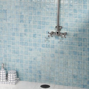 Rapids Fiji 12.24 in. x 12.24 in. Polished Glass Floor and Wall Mosaic Pool Tile (1.04 sq. ft./Sheet)