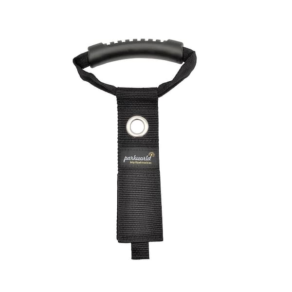 parkworld 12 in. Extension Cord Storage Strap Cable Organizer Heavy-Duty Hook and Loop Straps with Grommet and Handle (1-Pack)