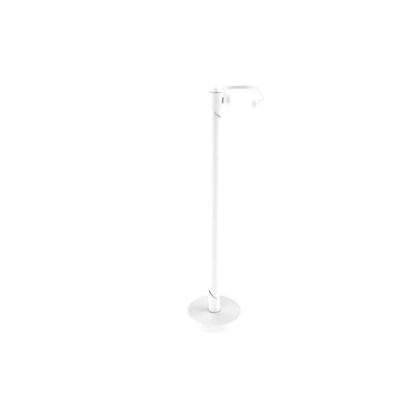 Allied Brass Soho Free Standing Toilet Paper Holder in Matte White