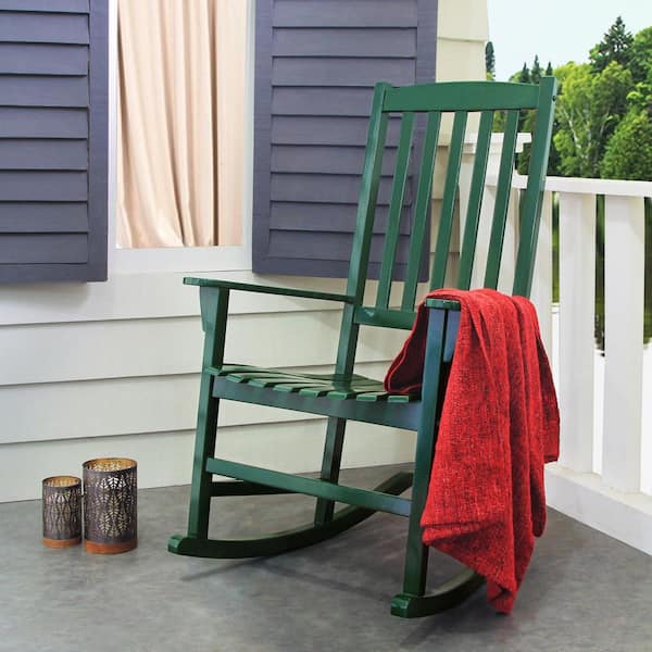 hunter green outdoor rocking chairs