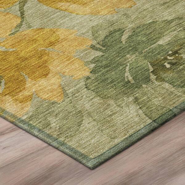 Chantille Machine Washable Indoor/Outdoor Abstract ACN3014 Sage 9 ft. x 12 ft. Area Rug