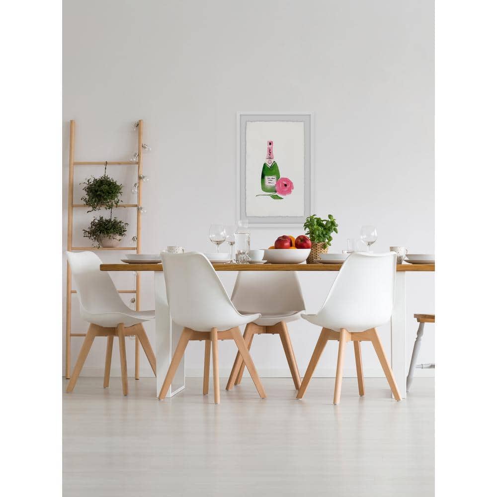 30 in. H x 20 in. W Pink Wine by Marmont Hill Framed Printed Wall Art