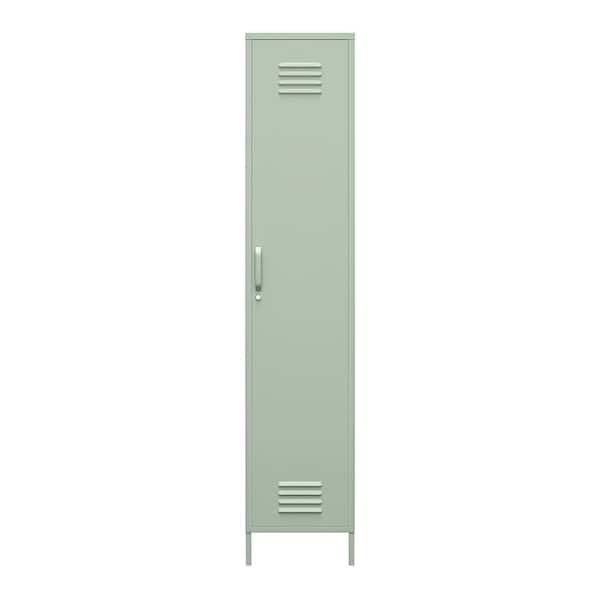 SystemBuild Evolution Bonanza Single Metal Locker Storage Cabinet in Pale Green