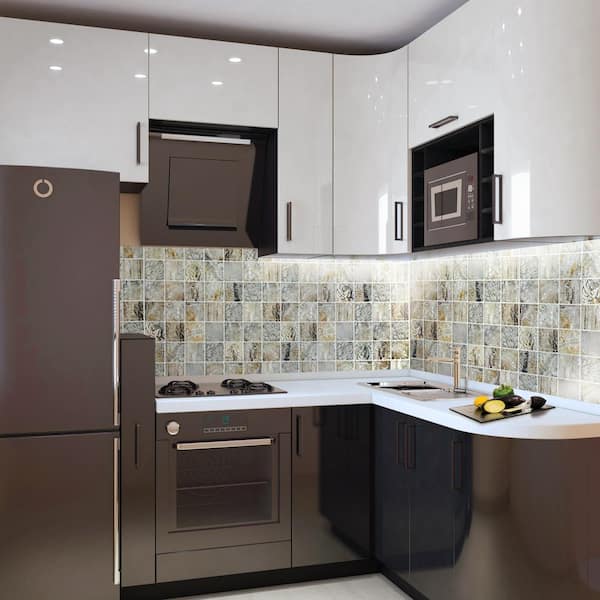 3D Falkirk Retro 1/100 in. x 38 in. x 19 in. Beige Grey Faux Venecian Marble PVC Decorative Wall Paneling (5-Pack)