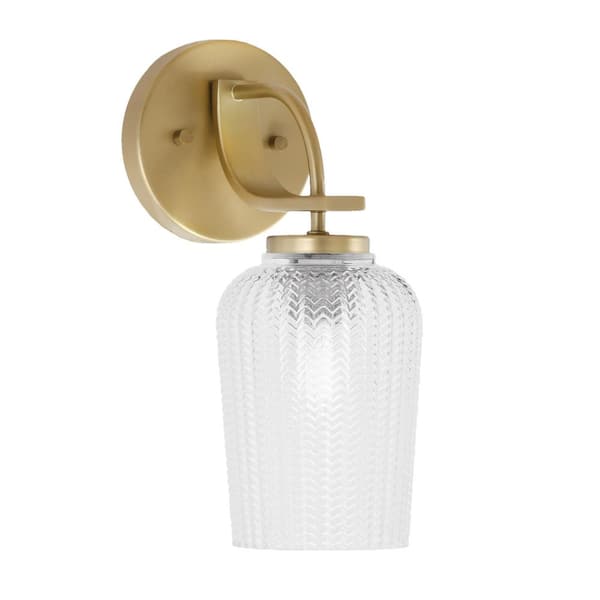 Unbranded Olympia 1-Light New Age Brass Wall Sconce