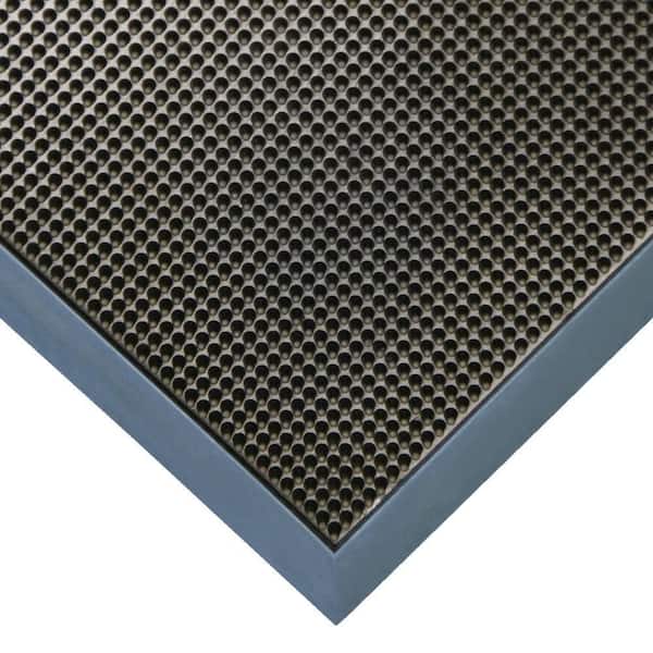 Door Scraper Black 32 in. x 39 in. Recycled Rubber Commercial Mat