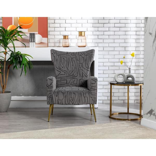 grey single chair