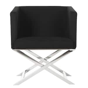 Celine Black Dacron Arm Chair