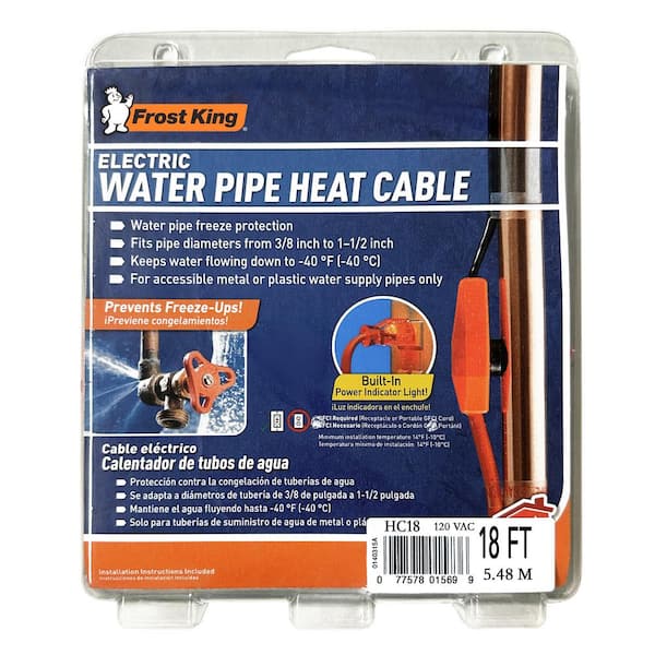 Frost King 18 ft. Automatic Electric Heat Cable Kit HC18A - The Home Depot
