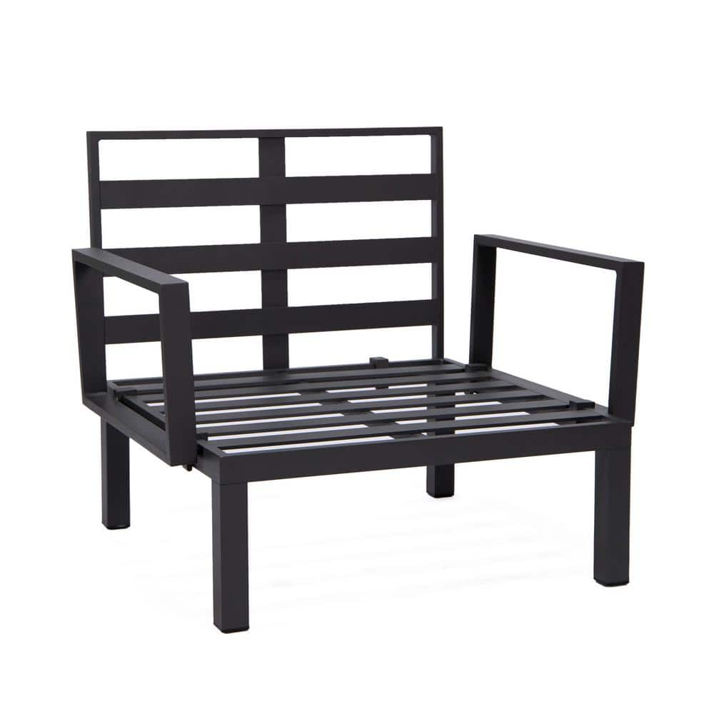 Hamilton Beige Aluminum 6-Piece Outdoor Sectional Set