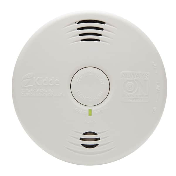 Kidde 10-Year Worry Free Smoke & Carbon Monoxide Detector, Lithium Battery  Powered with Voice Alarm, 2-Pack 21029621 - The Home Depot