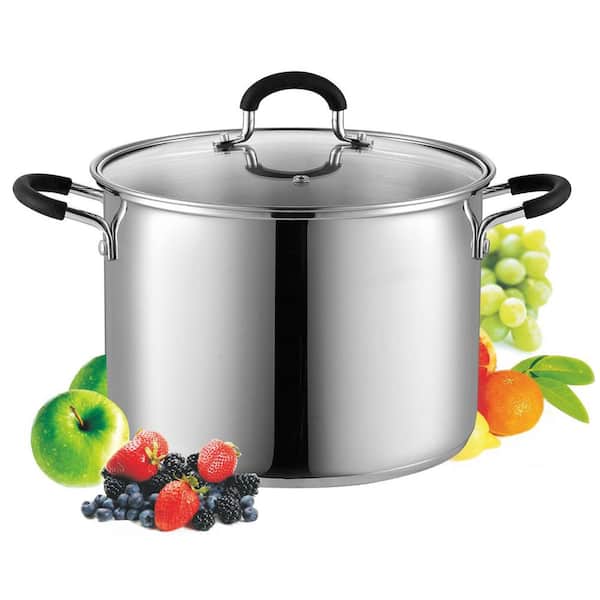 Oster Adenmore 8 Quart Stock Pot with Tempered Glass Lid - On Sale - Bed  Bath & Beyond - 32021006